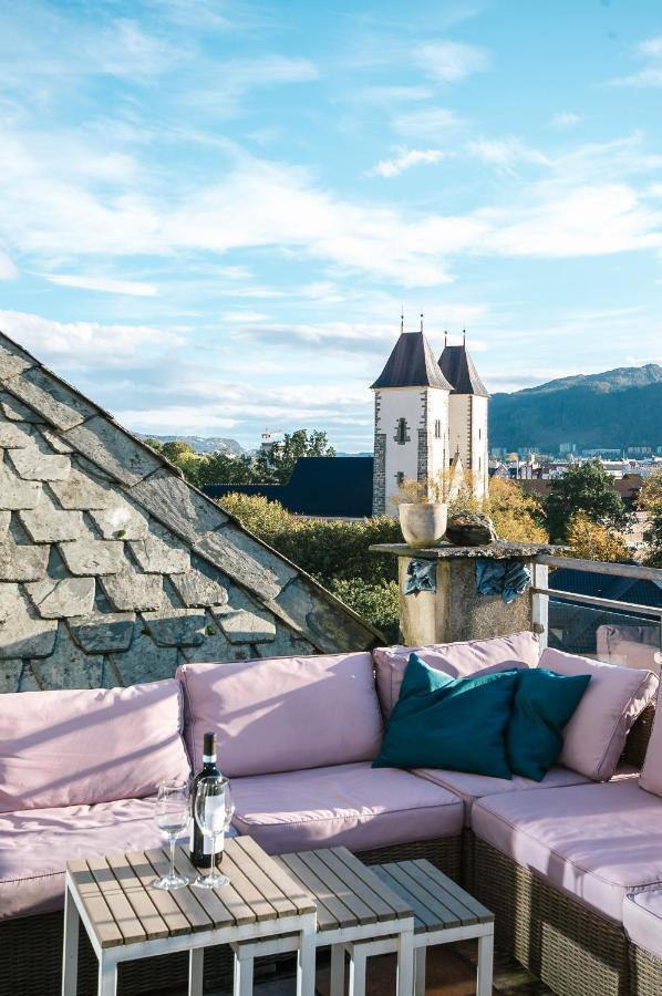 Spacious Penthouse With Grand Terrace Bergen Exterior foto
